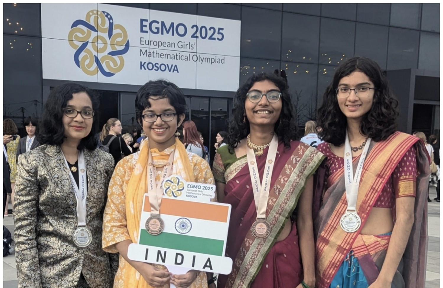 Indian contestants win two bronze and two silver medals at EGMO
