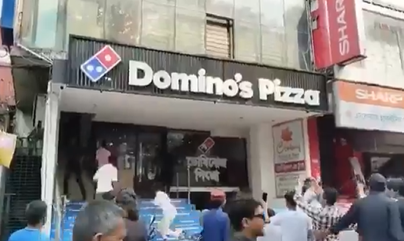 Mobs vandalise KFC, Pizza Hut stores during anti-Israeli protests in Bangladesh