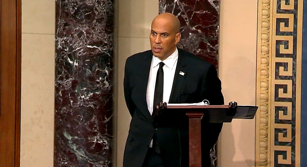 US: Senator Cory Booker rips into Trump’s policies during marathon 25-hour speech