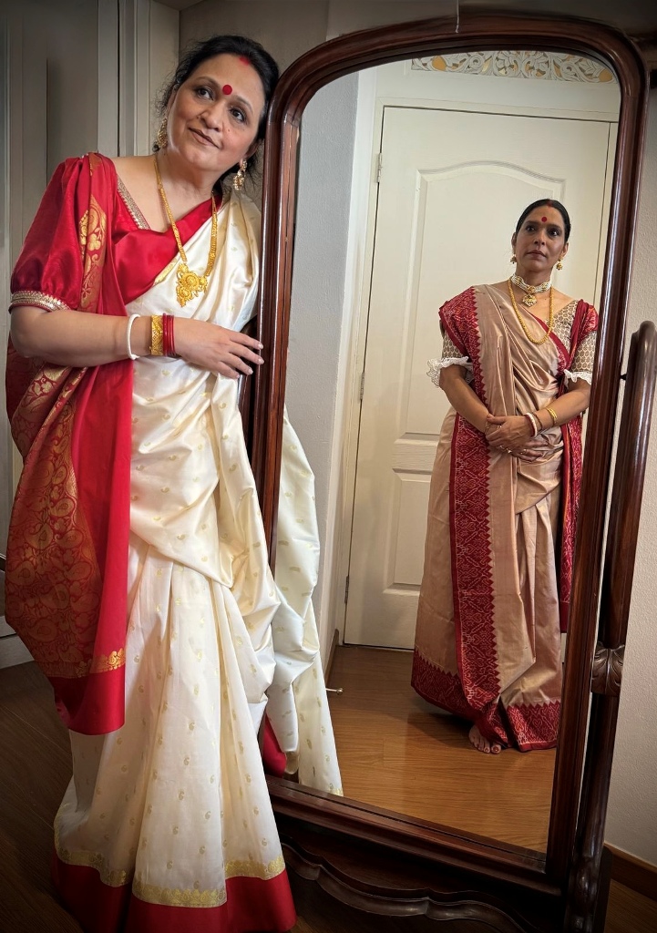 Nidhi Chopra Khanna as Mandakini (left) and Charu Madan as Charulata. Photo courtesy: Gauri Shrivastava Gupta