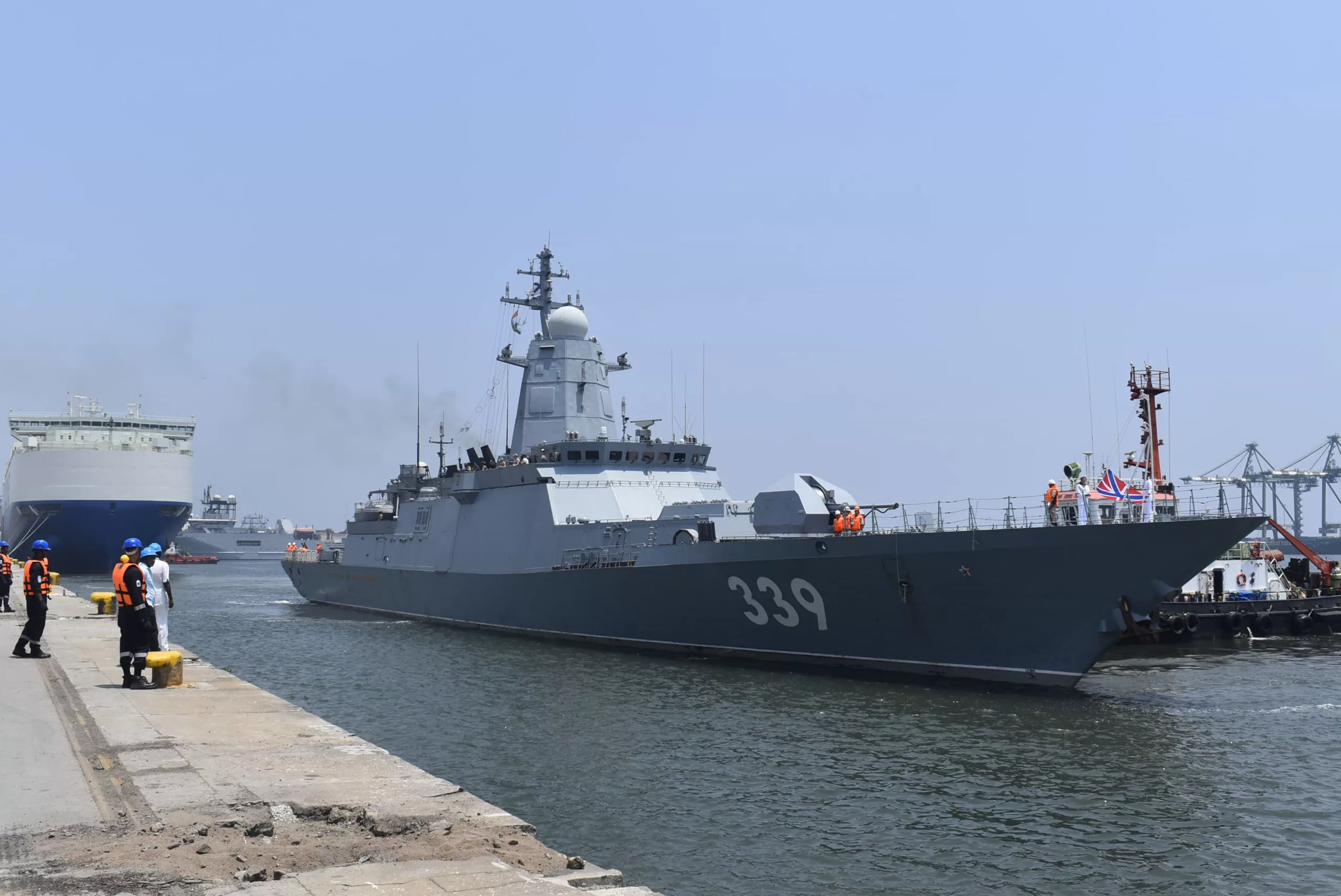 India, Russian navies enhance collaboration by participating in joint exercise Indra 