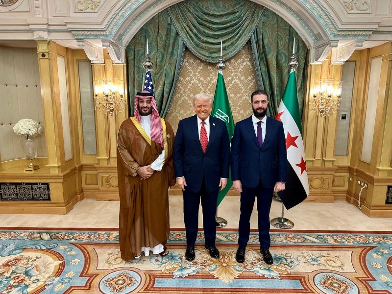 Syrian President Ahmad al-Sharaa, who once carried a $10 million bounty, shook hands with Trump in Saudi Arabia