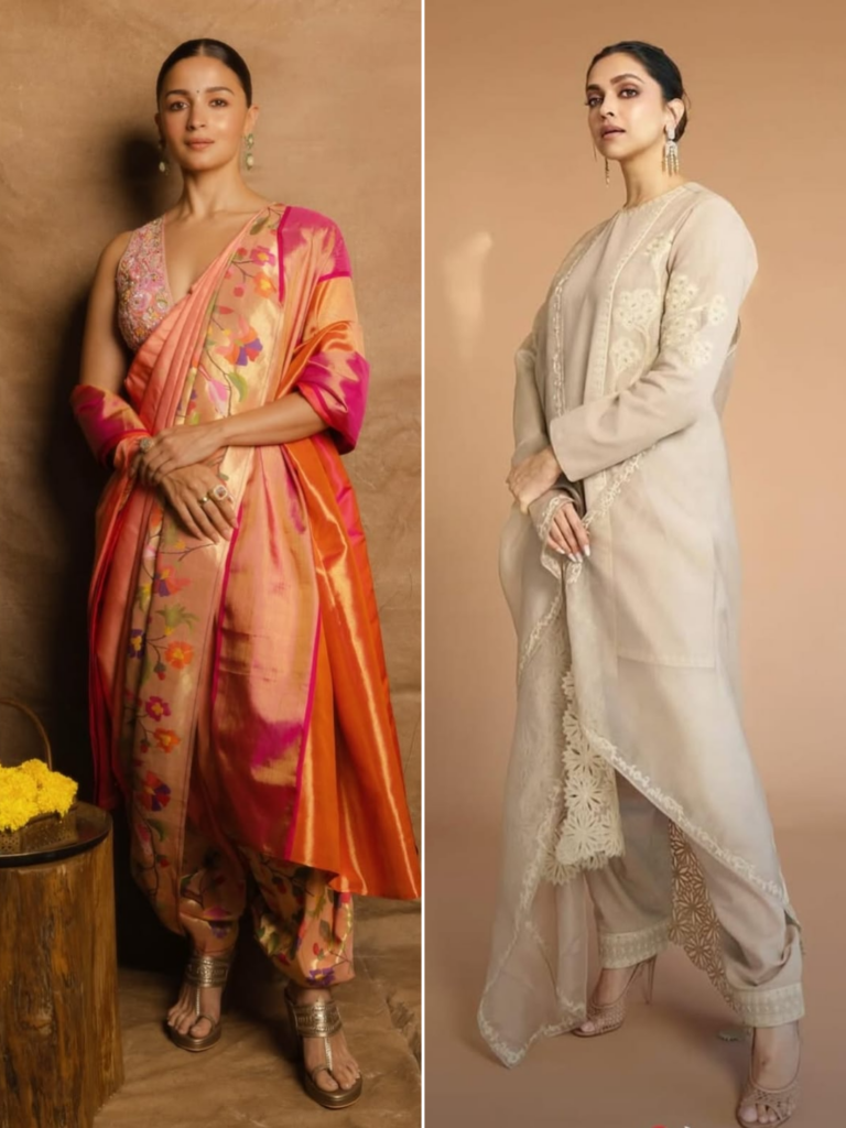 WAVES 2025 looks of Bollywood stars Alia Bhatt and Deepika Padukone