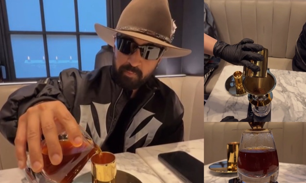 Diljit Dosanjh tries INR 30K coffee in London, finds it a little “pheeki”