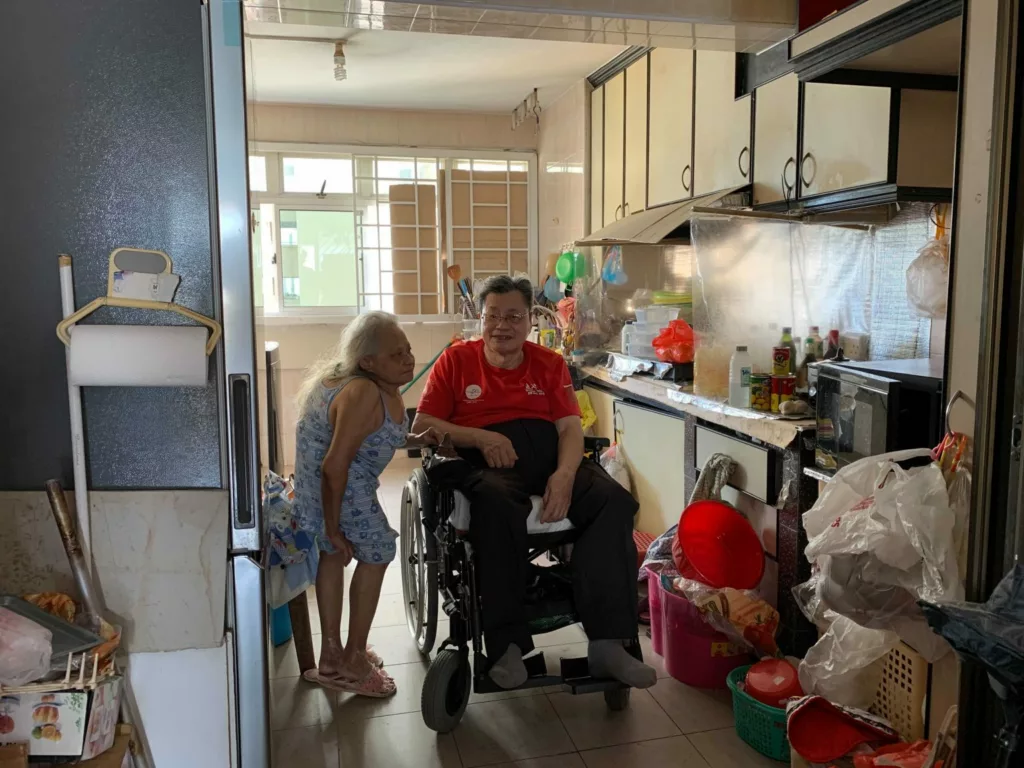 Ray of Hope fundraiser beneficiaries Mr Gan and his wife
