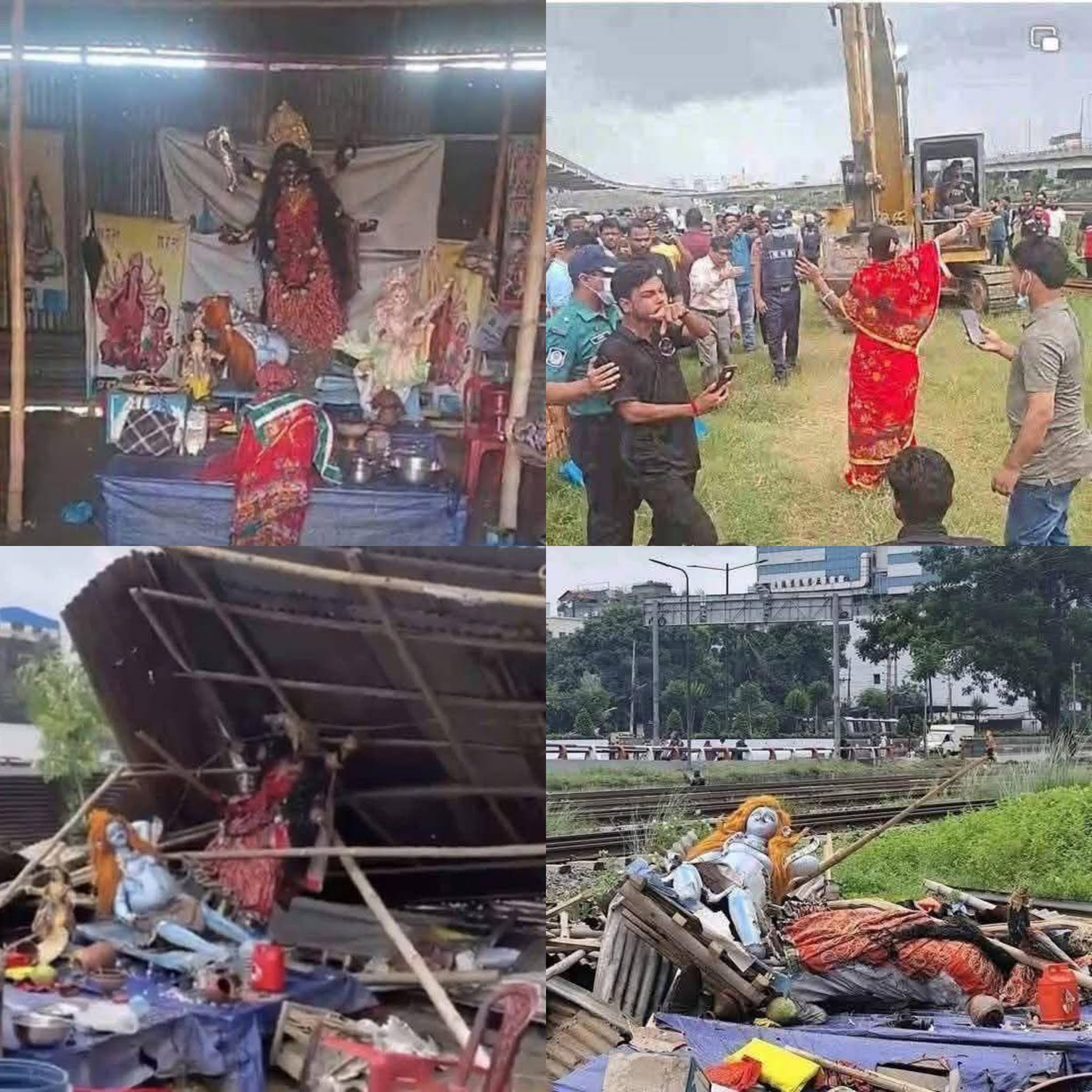We are dismayed: India criticises Bangladeshi government over demolition of Hindu temple