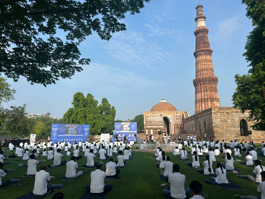 Yoga Day in Delhi, India