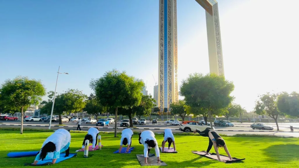 Yoga Day in Dubai