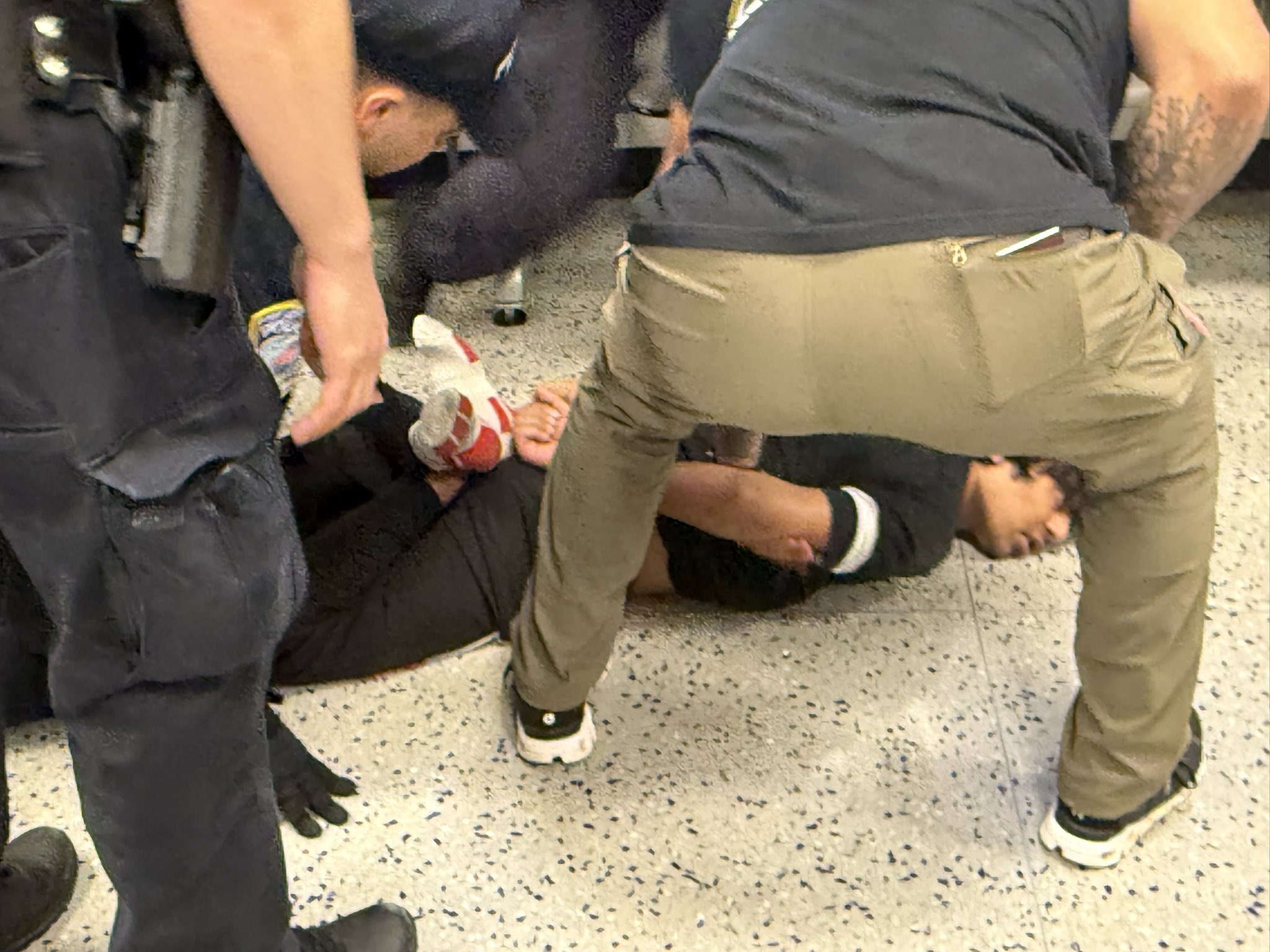 Viral video shows Indian student restrained by US officers at Newark Airport
