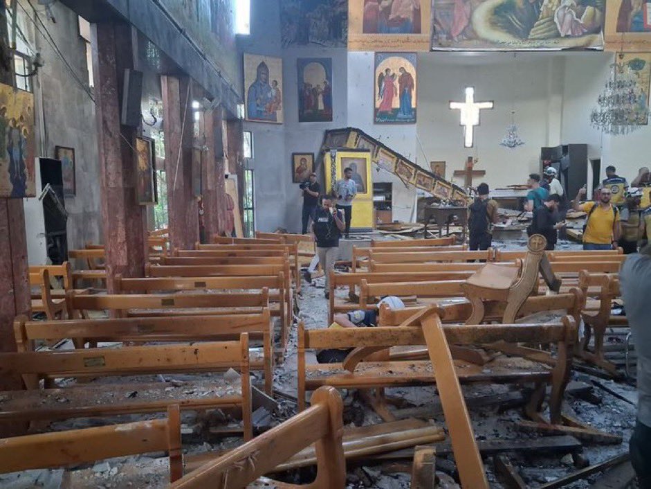 20 killed in IS suicide blast at Damascus church