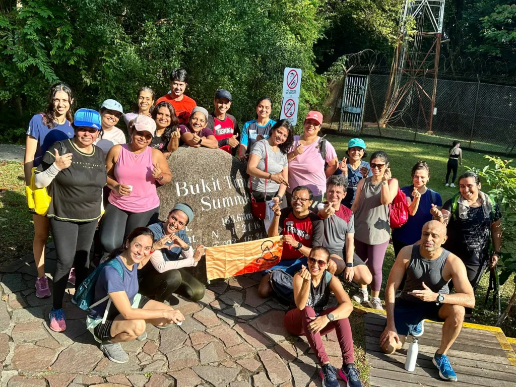 Pawan Bhargava with Trekkers@Heart founder Vivek Vaidya