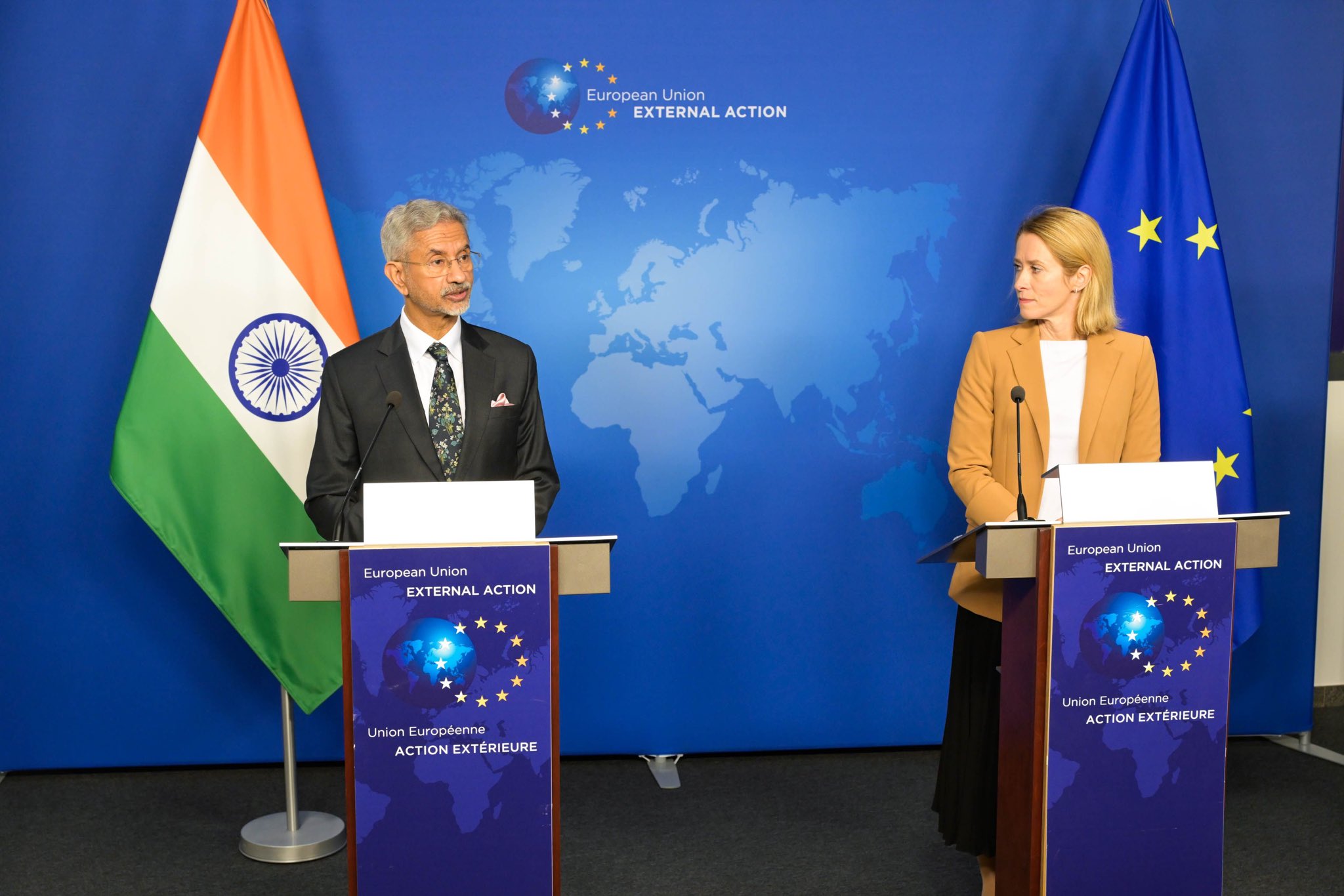 S Jaishankar attends EU-India Strategic Dialogue with Kaja Kallas, highlights zero-terrorism issue