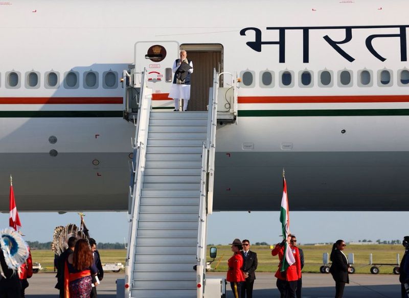 Indian PM Narendra Modi reaches Canada after Cyprus visit to attend G7 Summit