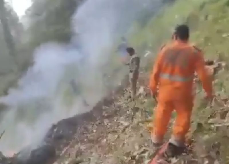 Seven people die after chopper crashes in northern Indian state