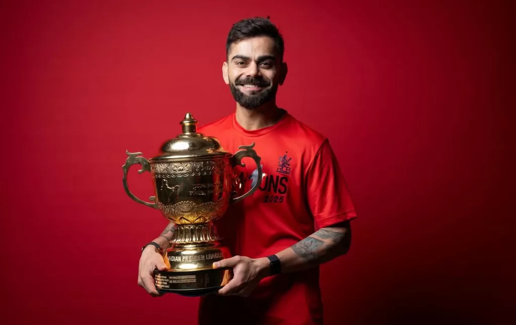 Kohli IPL Trophy