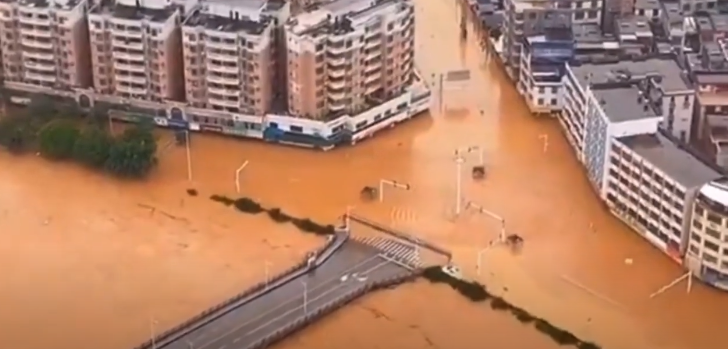 China rains, dam breach trigger massive floods; 13,000+ people evacuated