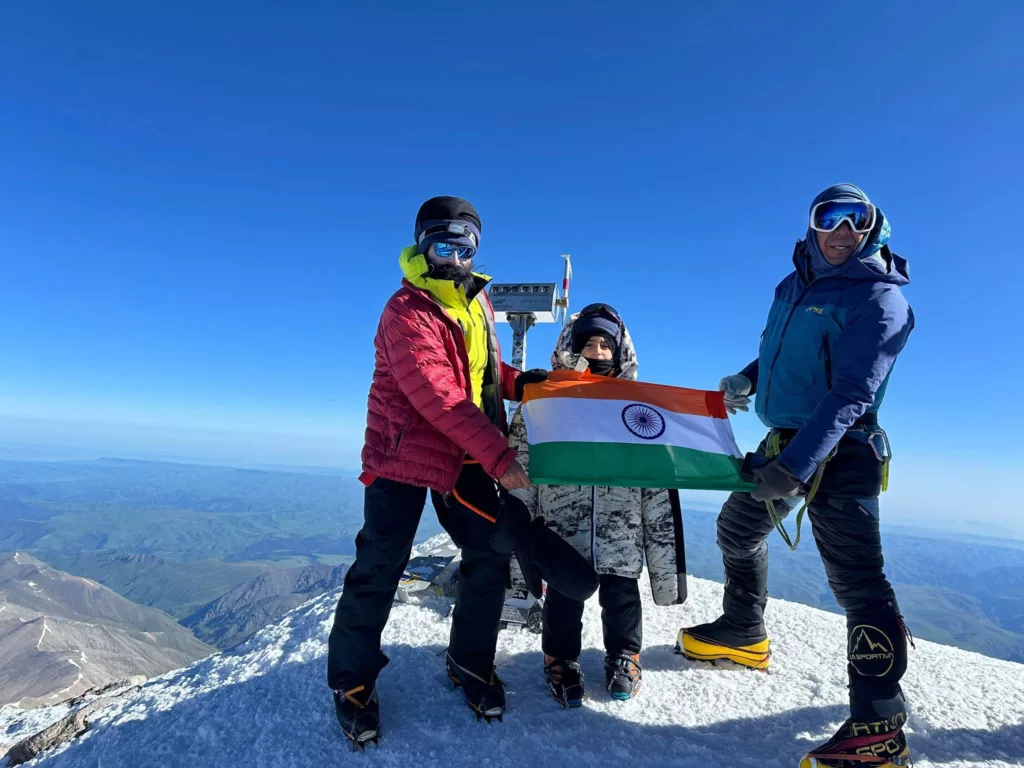 Teghbir Singh Mt Elbrus