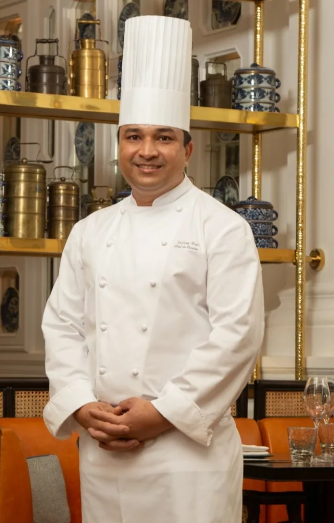 Kuldeep Negi, Chef de Cuisine of Tiffin Room, Raffles Hotel Singapore