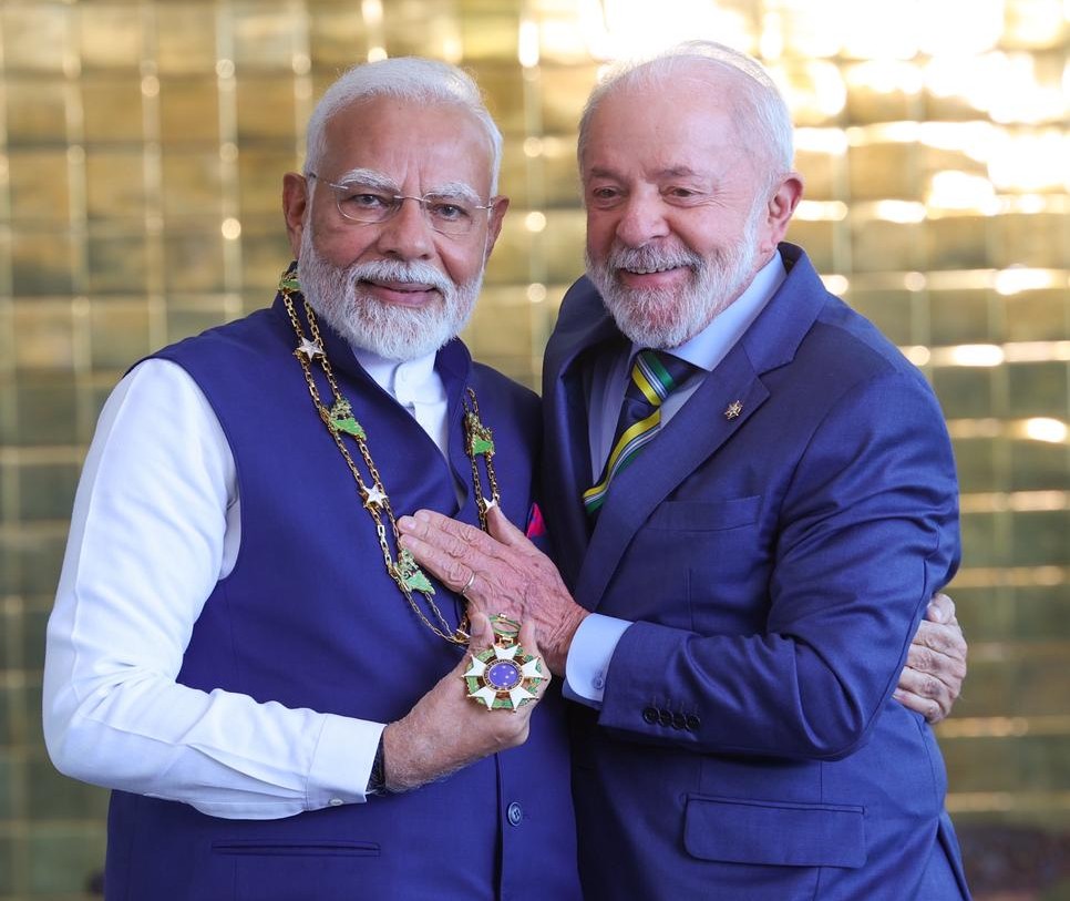Narendra Modi receives Brazil’s highest national honour