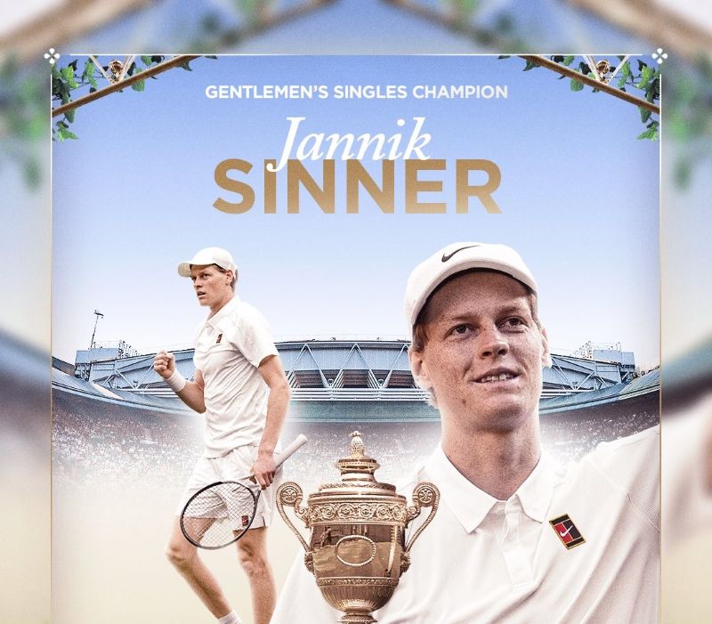Jannik Sinner bounces back after French Open defeat to clinch Wimbledon title 