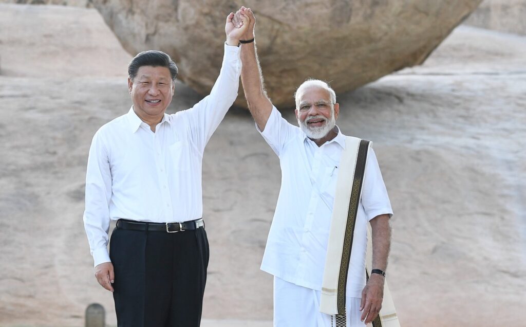 Indian Prime Minister Narendra Modi and Chinese President Xi Jinping