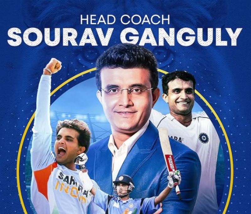 Former BCCI chief Sourav Ganguly appointed as head coach of a foreign franchise
