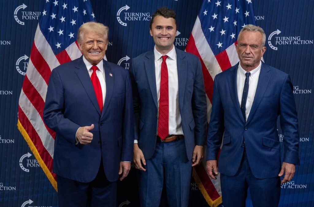 Charlie Kirk Donald Trump Robert Kennedy Jr