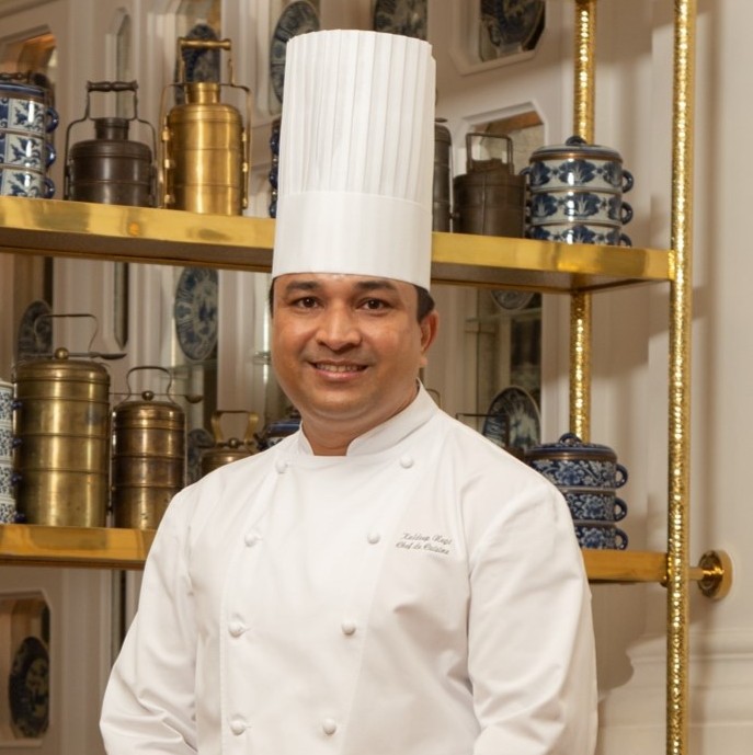Kuldeep Negi, Chef de Cuisine of Tiffin Room, Raffles Hotel Singapore