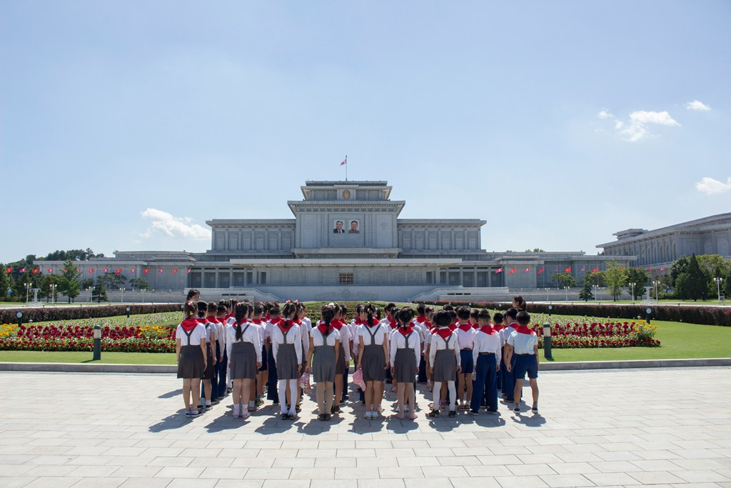 School children visiting Pyongyang, the capital of the Democratic People's Republic of Korea. Photo courtesy: Unsplash