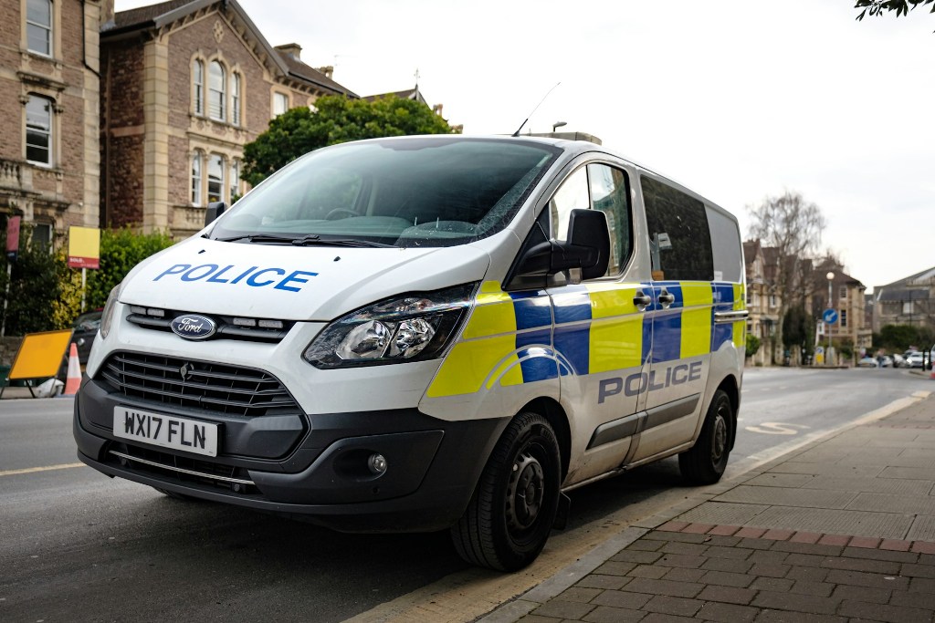 UK Police van